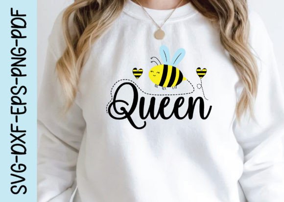 Bee Queen Svg: Premium Graphics for Crafts & Branding