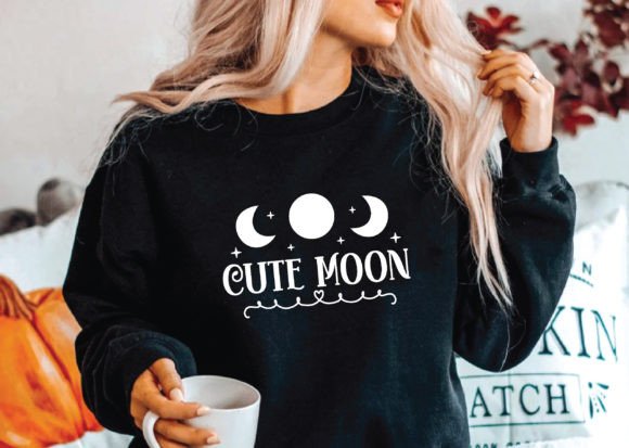 Cute Moon Svg Graphics for Crafts and Branding