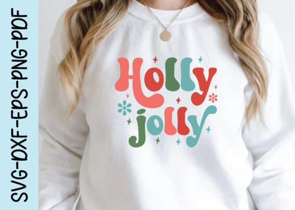 Holly Jolly Retro Christmas Svg Design Review