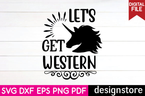 Horse Svg- Let s Get Western Graphics in Crafts