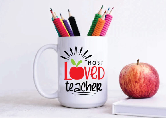 Most Loved Teacher Svg: A Graphic Design Asset for Crafts and Blogs