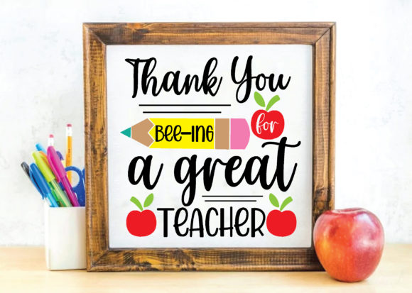 Thank You for Bee-ing a Great Teacher Graphics in Crafts